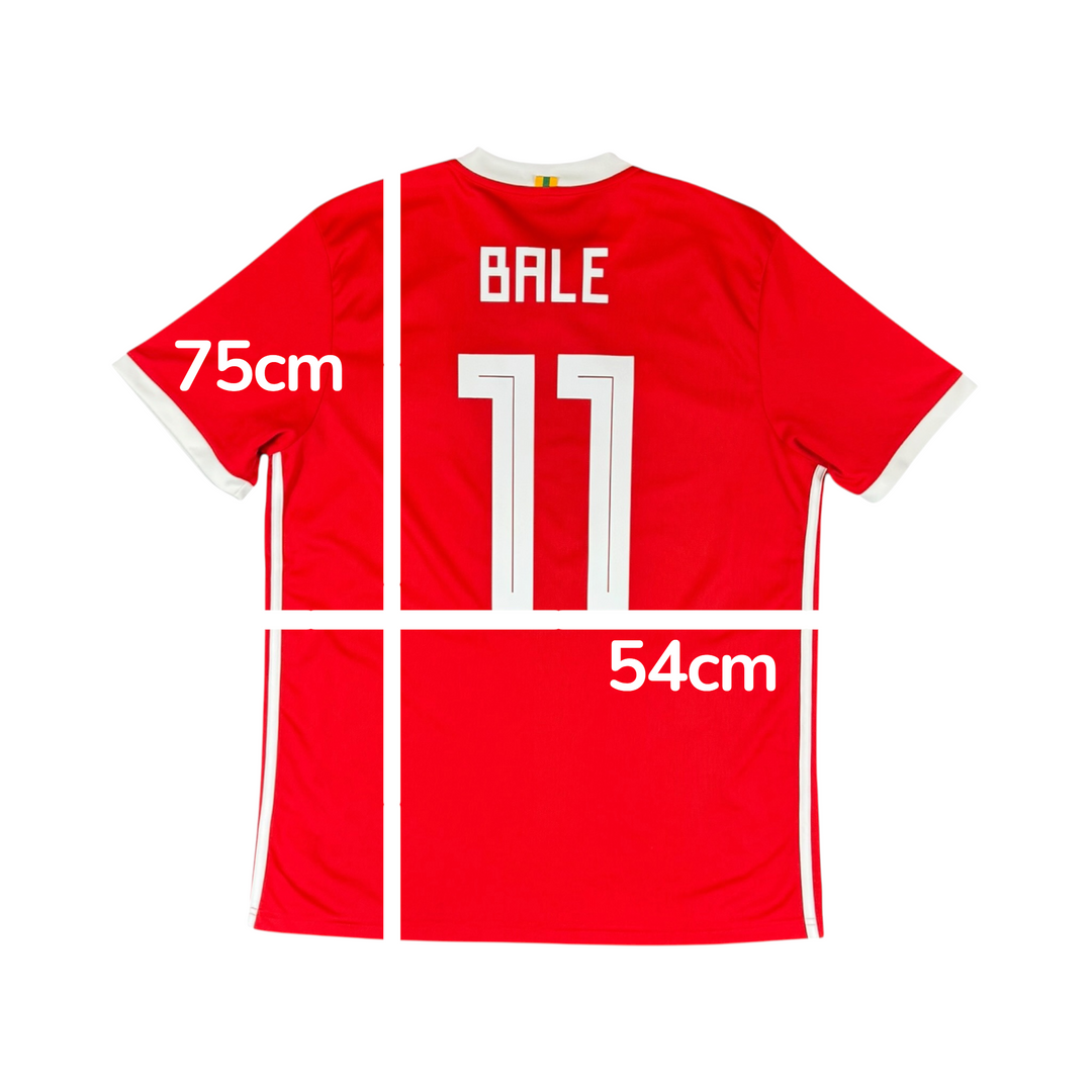 2018-19 Wales Adidas Home Shirt BALE #11 - 10/10 - (L)