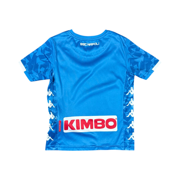 2018-19 Napoli Kappa Home Shirt - 8/10 - (6-7 Years)