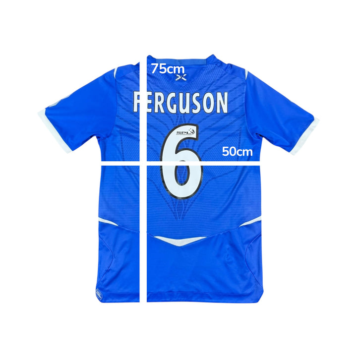 2008-09 Rangers Umbro Home Shirt #6 FERGUSON - 8/10 - (M)