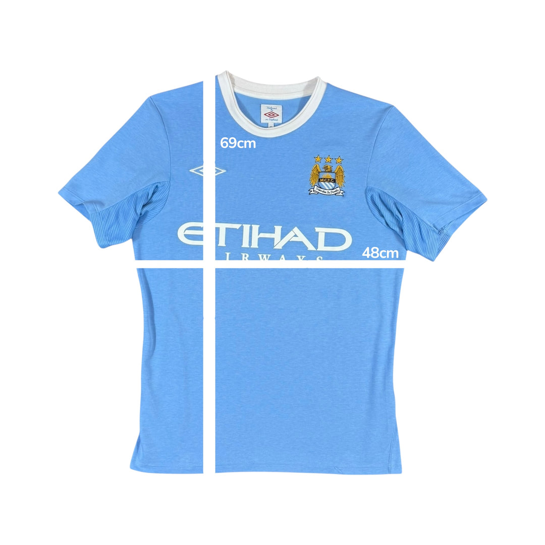 2009-10 Manchester City Umbro Home Shirt - 8/10 - (S)