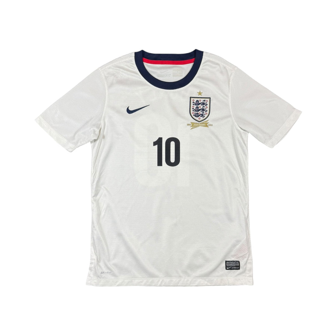 2013-14 England Nike Home Shirt ROONEY #10 - 9/10 - (14-15 Years)