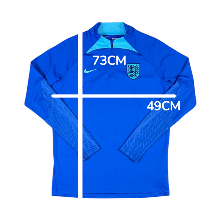 2022-23 England 1/4 Zip Training Shirt - 9/10 - (L)