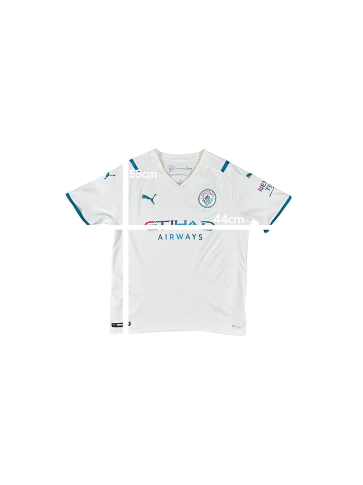 2021-22 Manchester City Puma Third Shirt - 9/10 - (11-12 Years)