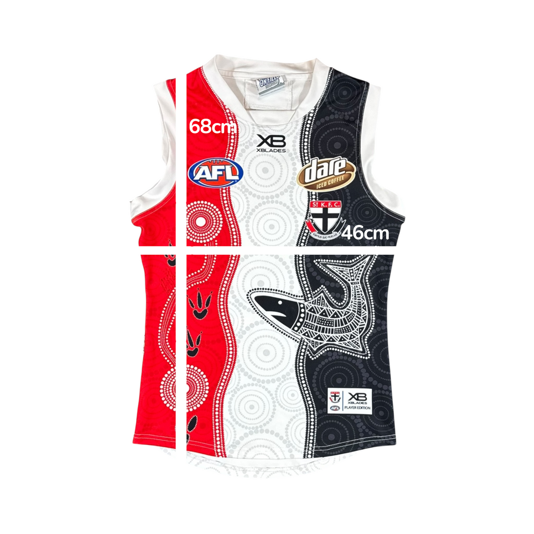2019 ST Kilda Indigenous Round Jersey Match Worn Signed #41 ROBBIE YOUNG - 10/10 - (S)