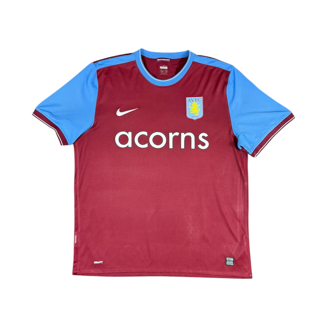 2009-10 Aston Villa Nike Home Shirt #7 YOUNG - 9/10 - (XL)