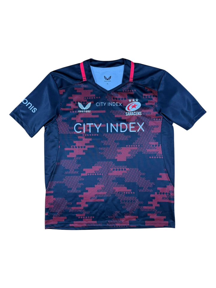 2023 Saracens Castore Home Rugby Shirt - 9/10 - (XL)