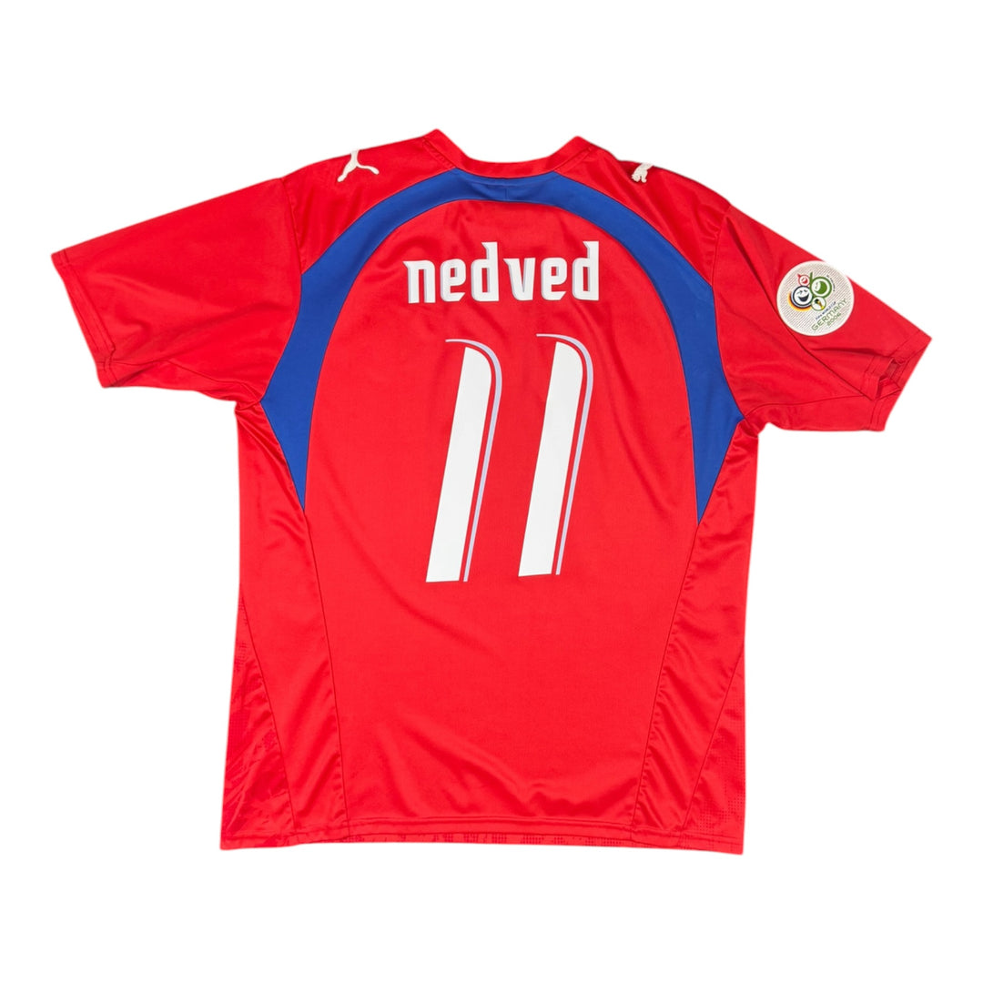2006-07 Czech Republic Home Shirt NEDVED #11 - 10/10 - (L)