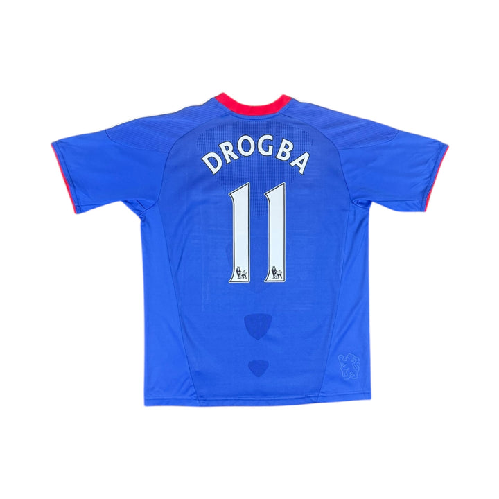 2010-11 Chelsea Adidas Home Shirt #11 DROGBA - 10/10 - (13-14 Years)