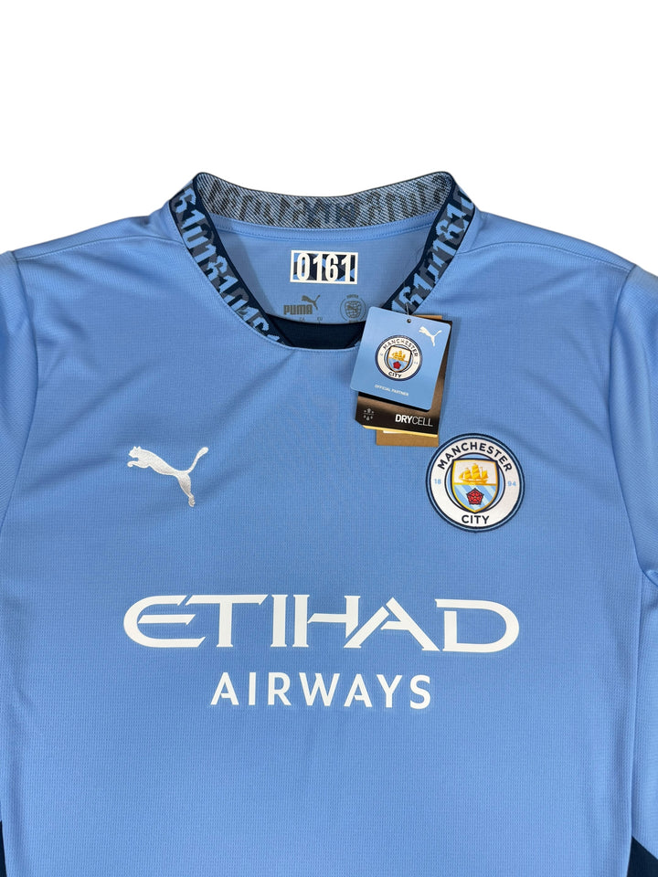 2024/25 Manchester City Puma Home Football Shirt Brand New (S)