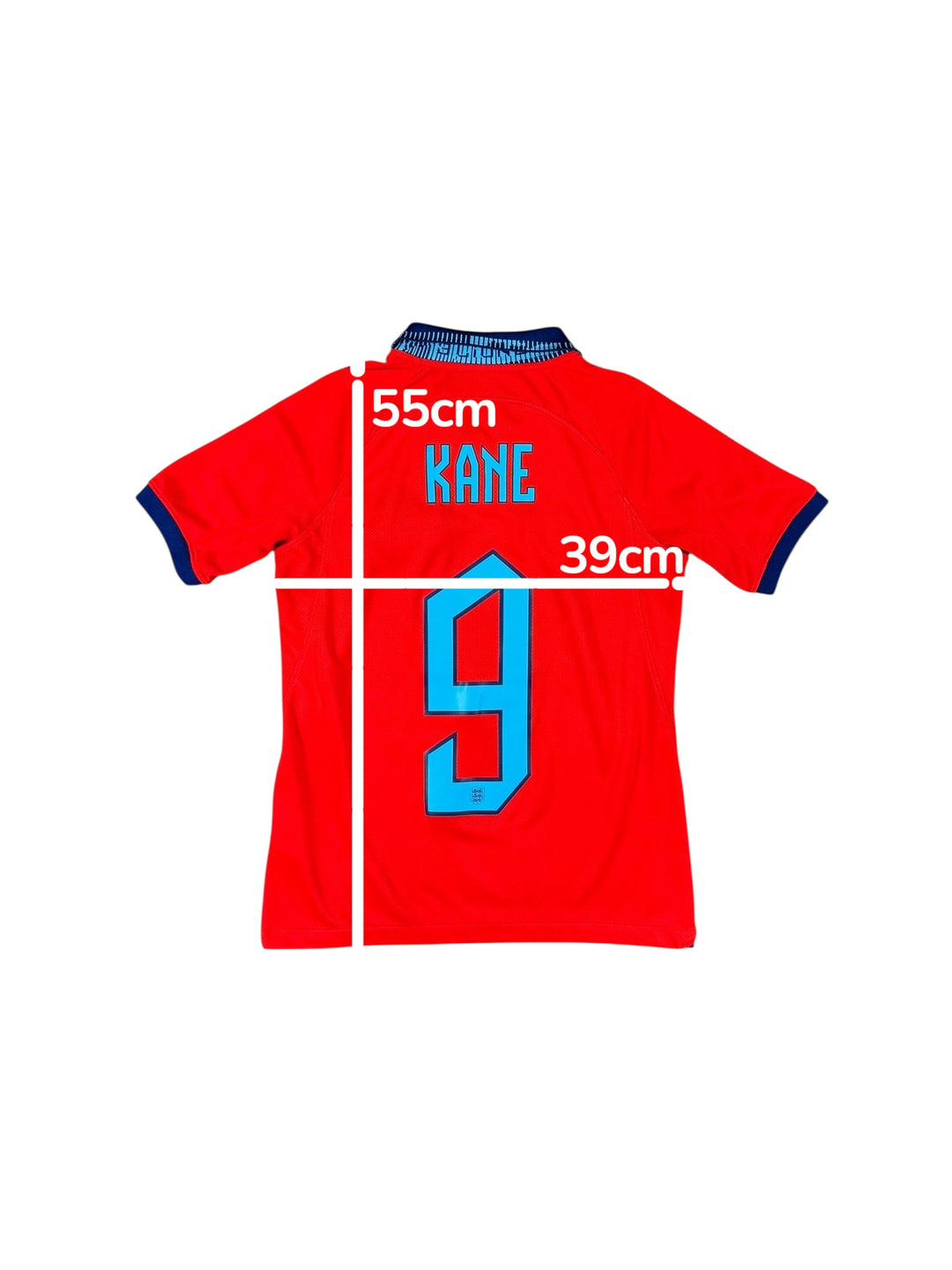 2022 England Nike Away Shirt #9 KANE - 9/10 - (11-12 Years)