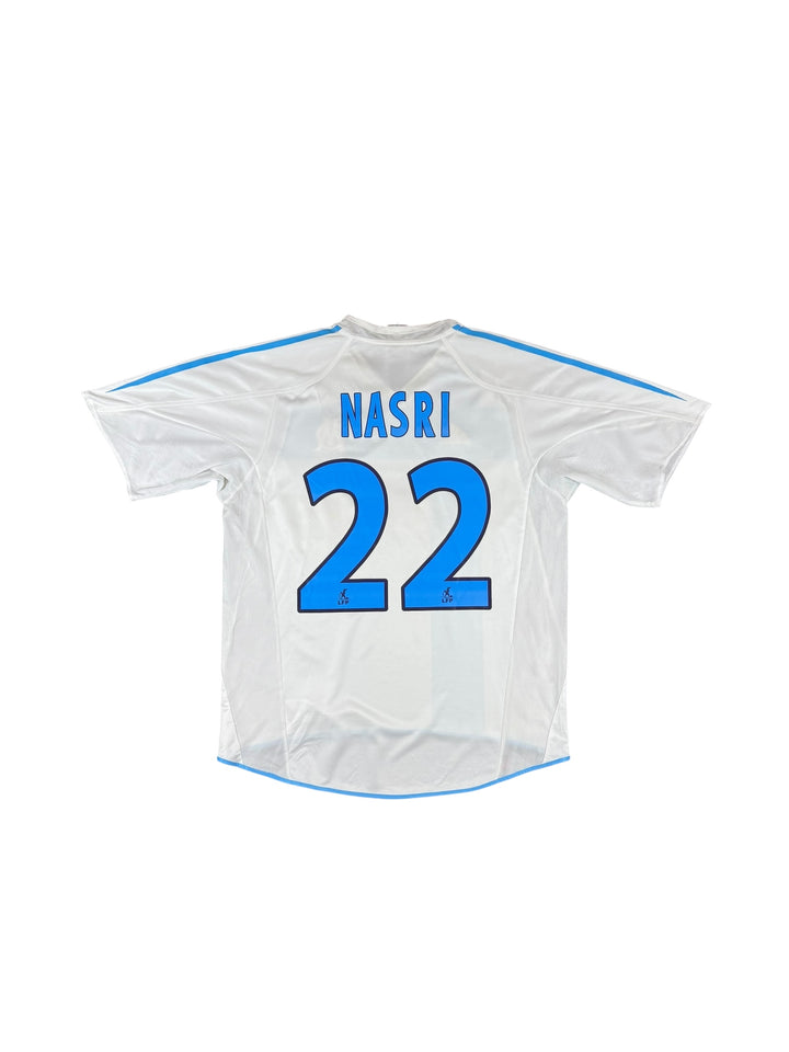 2004-05 Marseille Adidas Home Shirt #22 NASRI - 8/10 - (L)