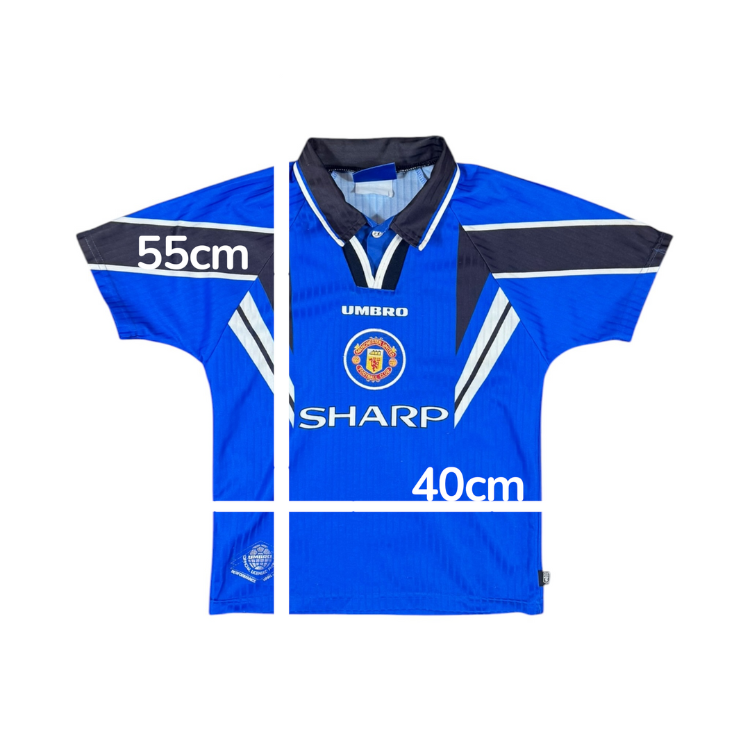 1996-98 Manchester United Third Shirt - 8/10 - (9-10 Years)