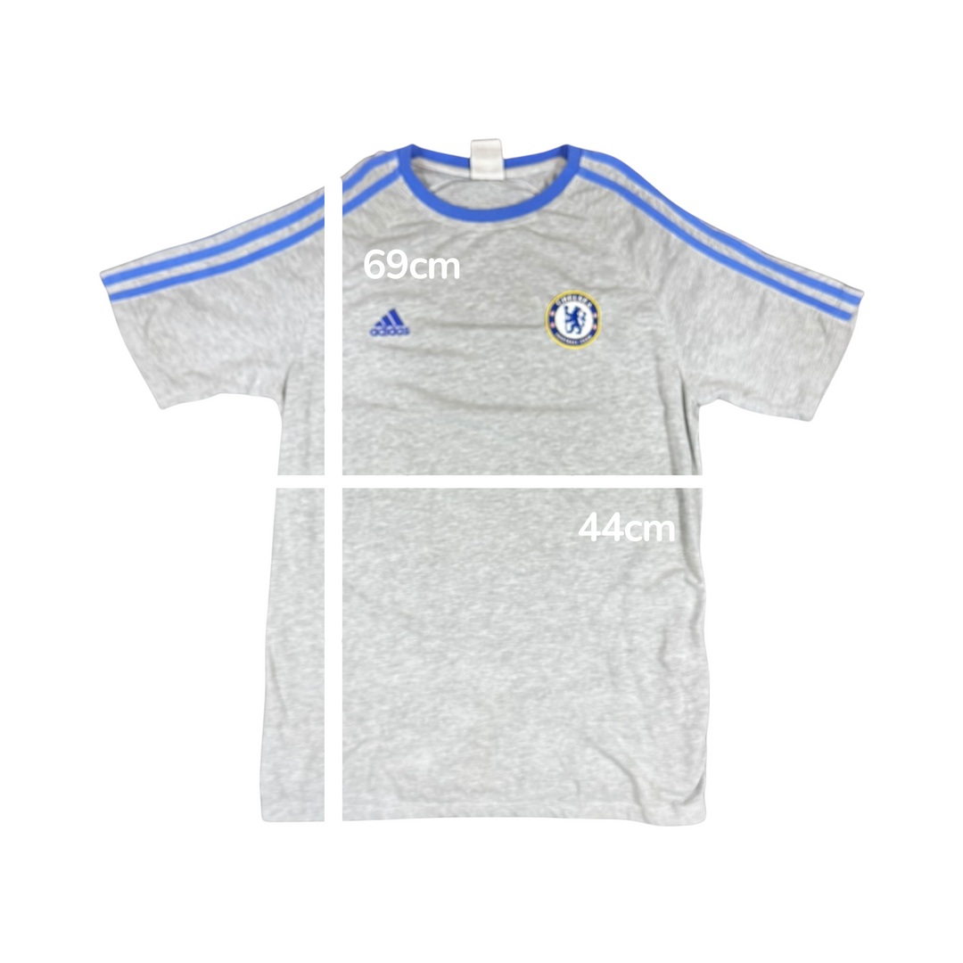 2011-12 Chelsea Adidas Cotton Tee - 6/10 - (13-14 Years)