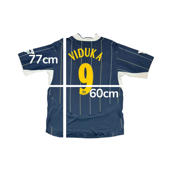 2003-04 Leeds United Nike Away Shirt VIDUKA #9 - 10/10 - (XL)