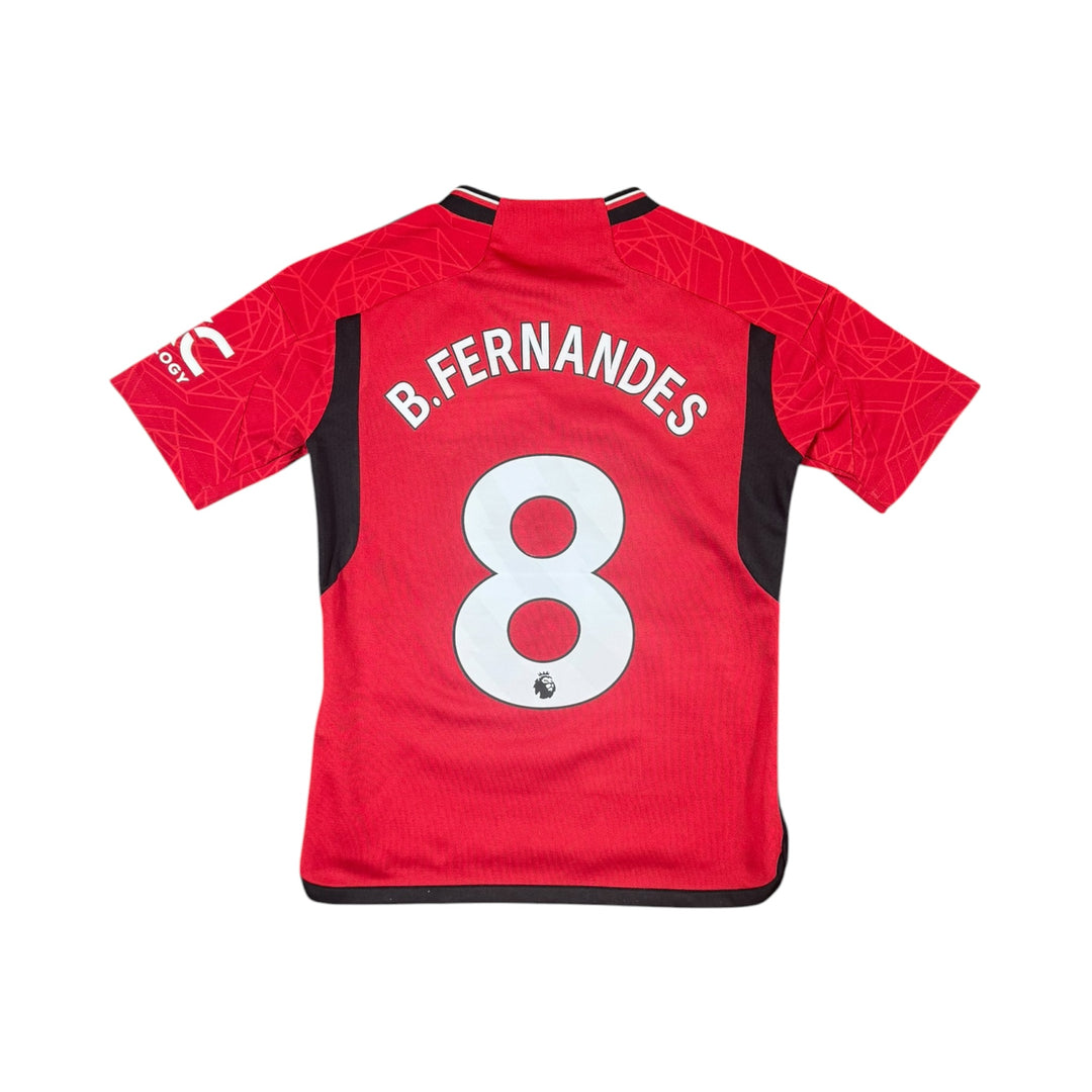 2023-24 Manchester United Home Shirt B. FERNANDES #8 - 7/10 - (9-10 Years)