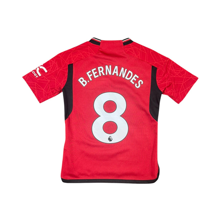 2023-24 Manchester United Home Shirt B. FERNANDES #8 - 7/10 - (9-10 Years)
