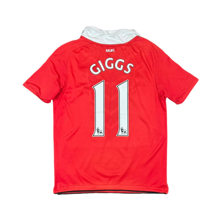2010-11 Manchester United Home Shirt GIGGS #11 - 8/10 - (12-13 Years)