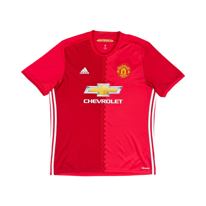 2016-17 Manchester United Adidas Home Shirt Carrick #16 - 9/10 - (XL)