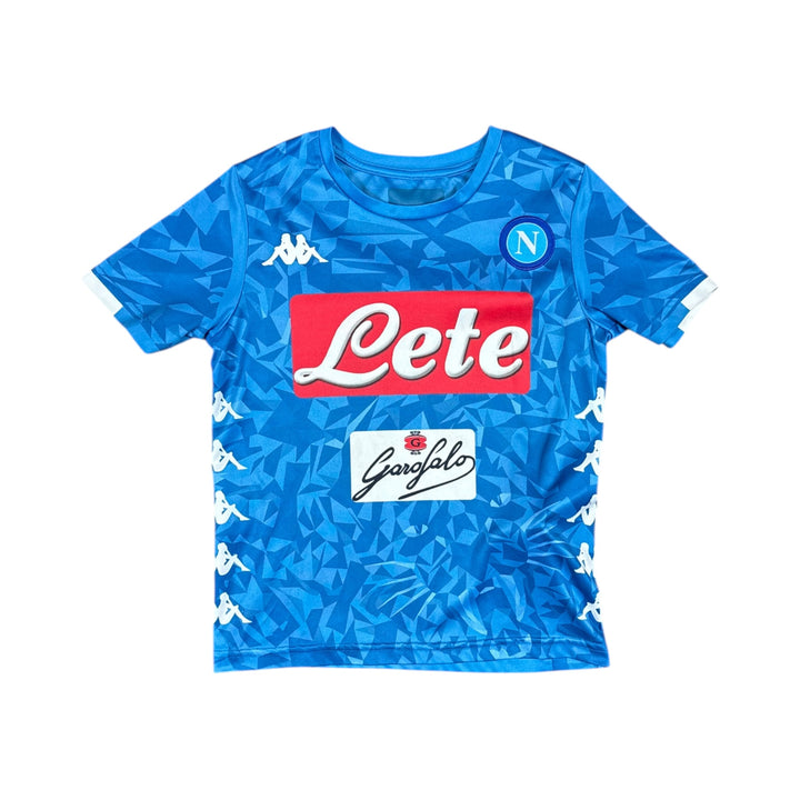2018-19 Napoli Kappa Home Shirt - 8/10 - (6-7 Years)