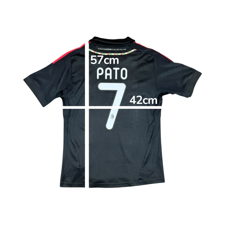 2011-12 AC Milan Adidas Third Shirt #7 PATO - 8/10 - (11-12 Years)