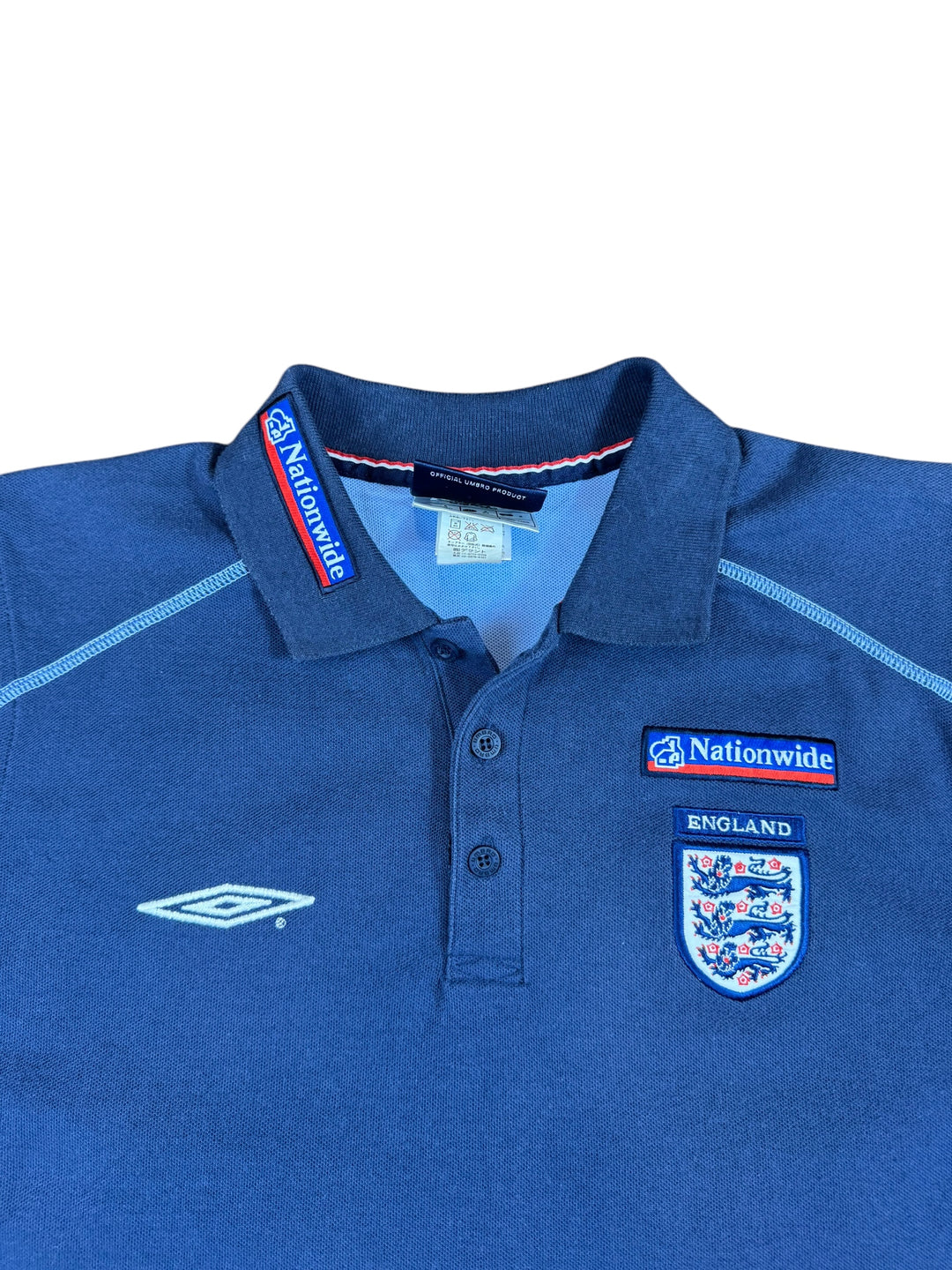 2002/03 England Umbro Football Shirt Polo - 8/10 - (S)