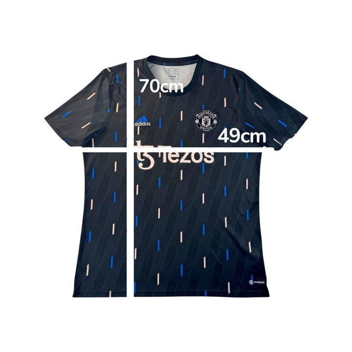 2022-23 Manchester United Adidas Pre-Match Shirt - 9/10 - (XL)