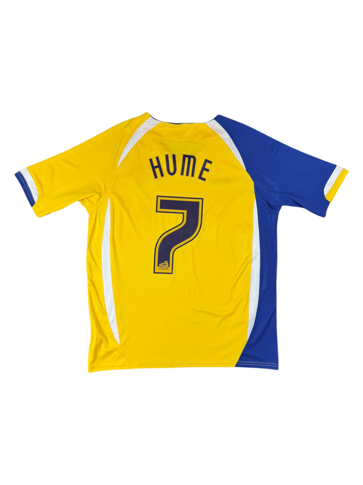 2007/08 Leicester City Jako Away Football Shirt #7 HUME - 8/10 - (M)