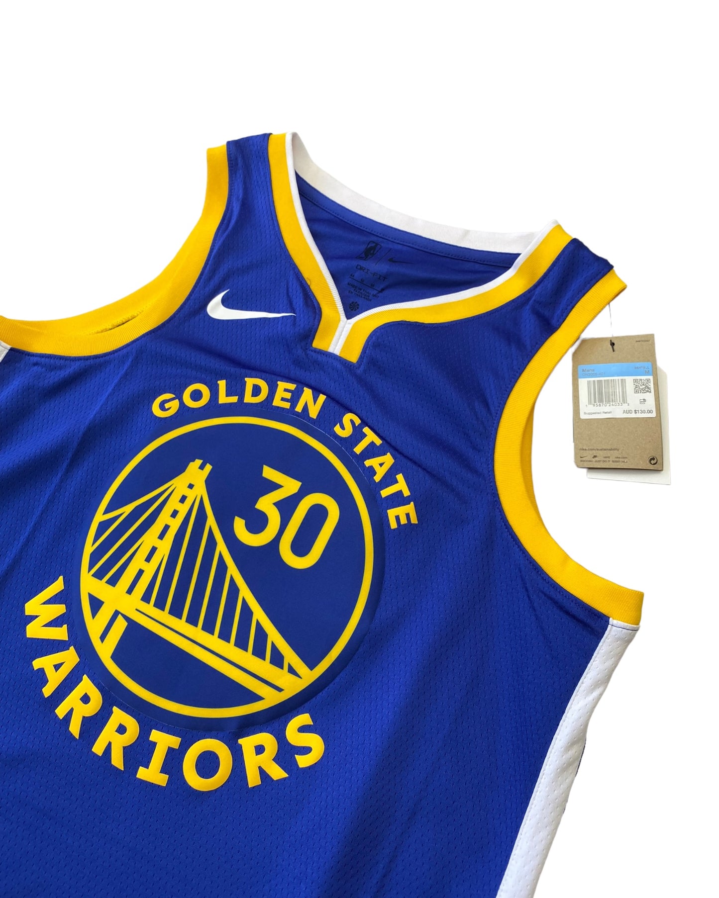 Curry Golden State Warriors NBA Jersey Brand New