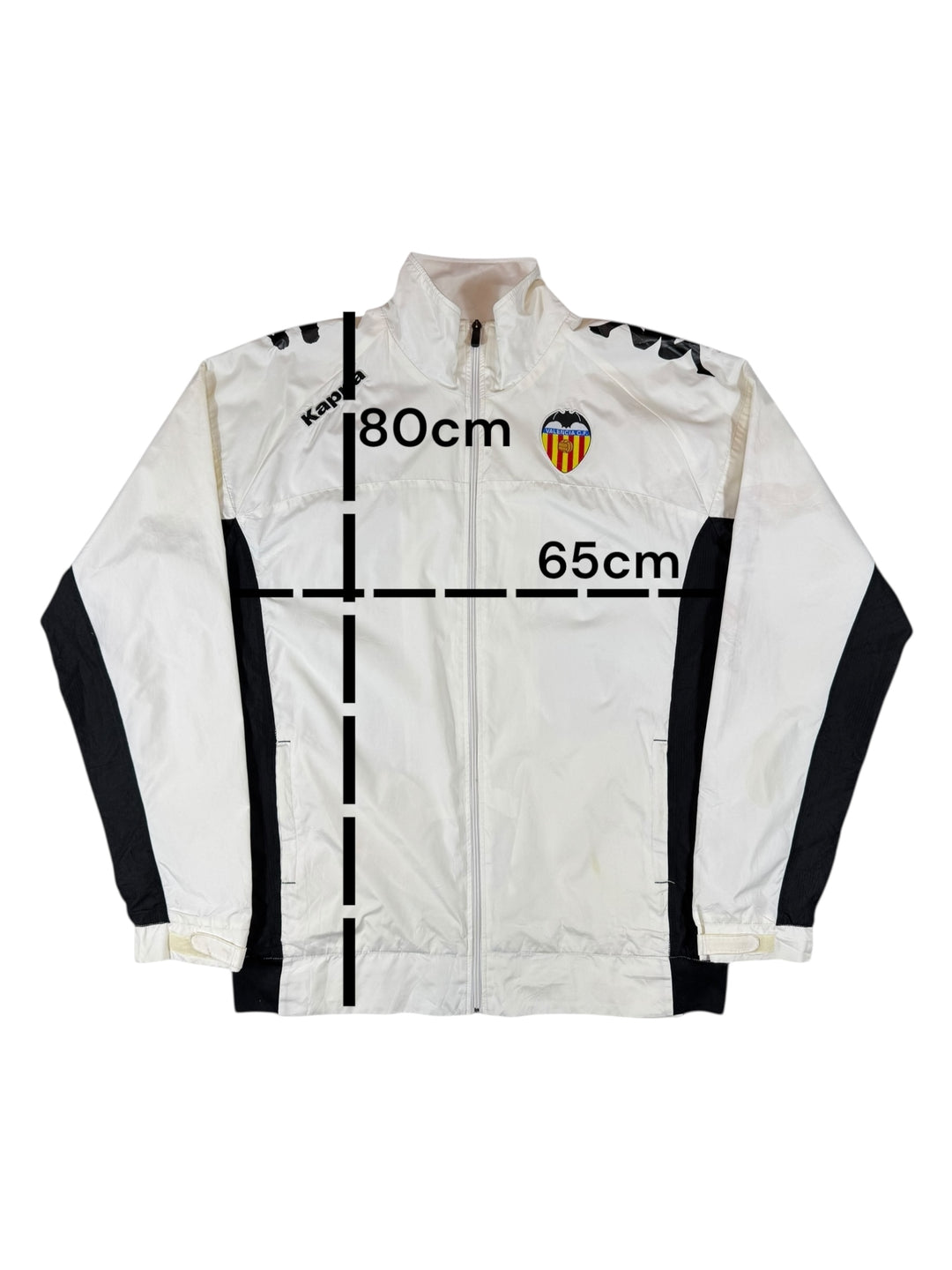 2009/10 Valencia Kappa Football Windbreaker Jacket - 7/10 - (2XL)
