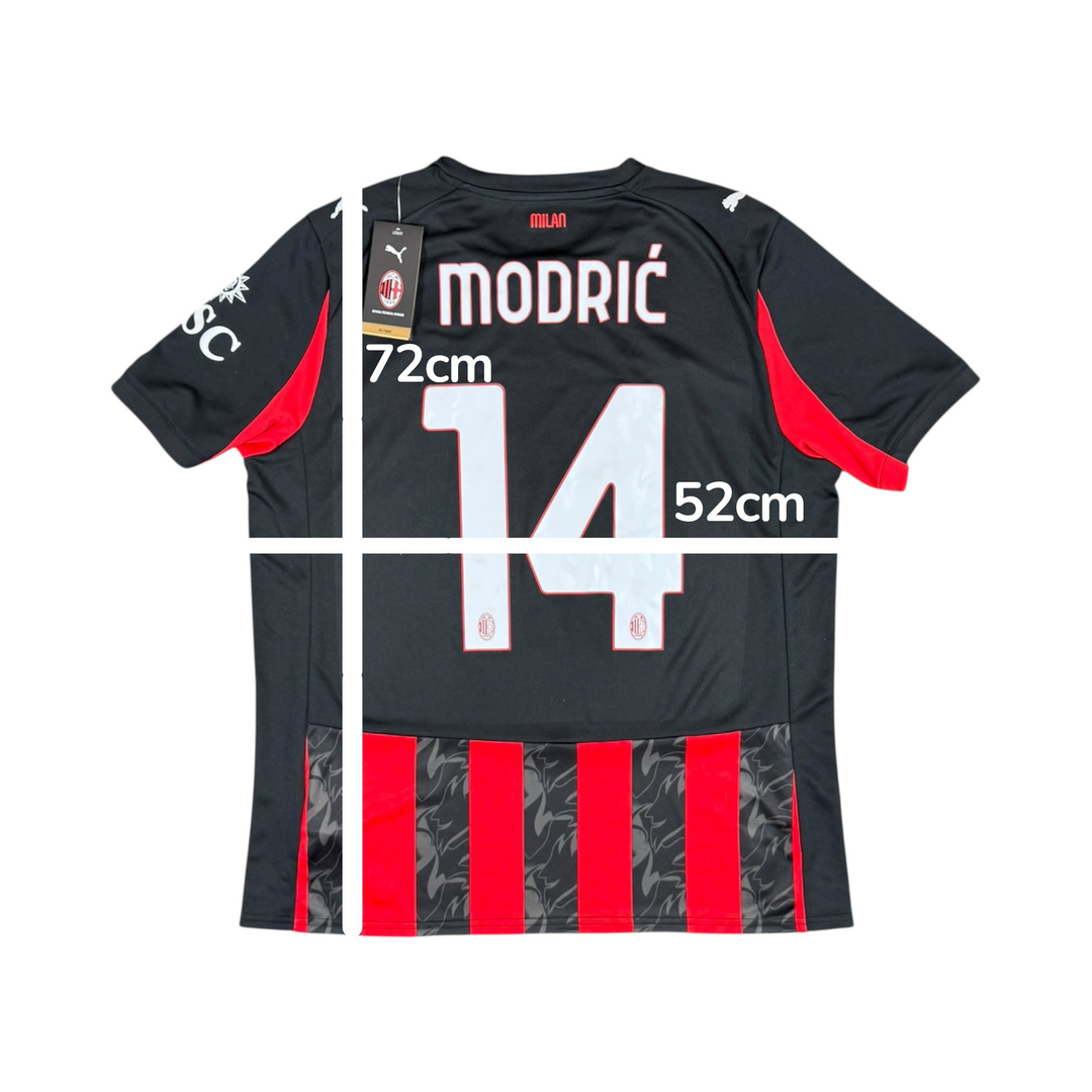 2025-26 AC Milan Puma Home Shirt #14 MODRIC Brand New (L)