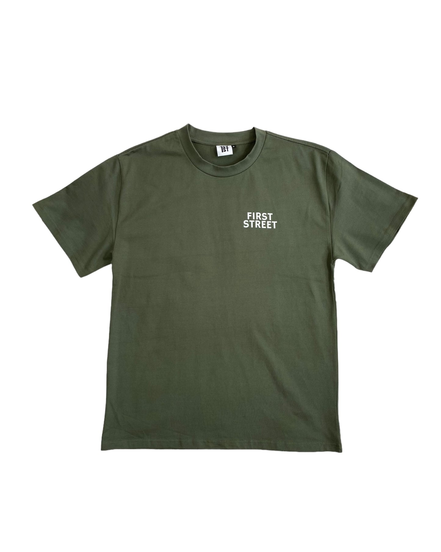 First Street Founders Club Tee Olive Green