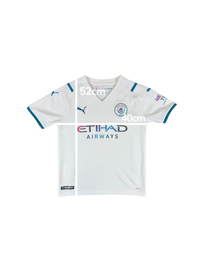 2021-22 Manchester City Puma Away Shirt - 8/10 - (6-8 Years)