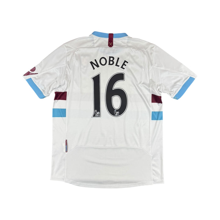 2010-12 West Ham Away Shirt #16 NOBLE - 9/10 - (2XL)