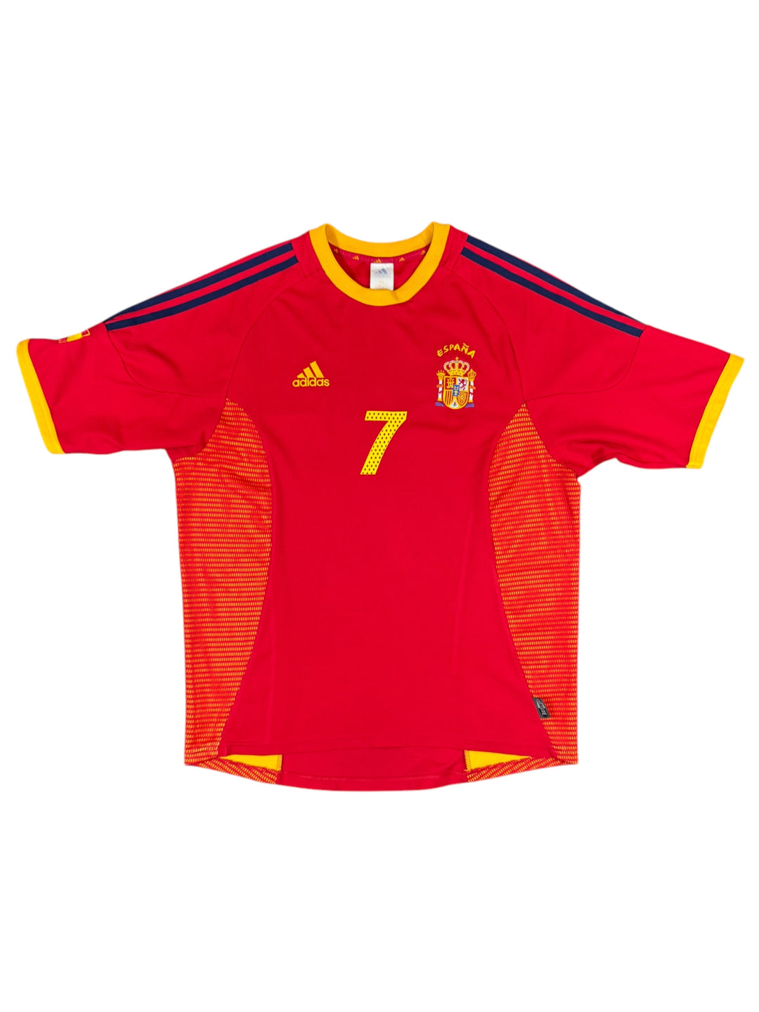 2002/04 Spain Adidas Home Football Shirt #7 Raul - 8/10 - (L)