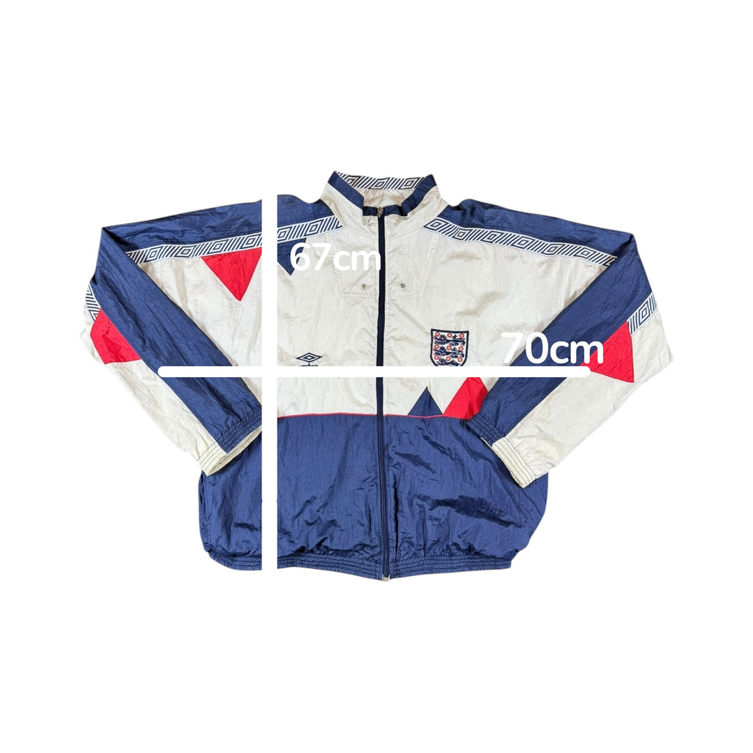 1990-92 England Umbro Shell Jacket - 8/10 - (XL)