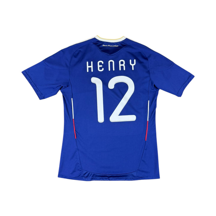 2009-10 France Adidas Home Shirt #12 HENRY - 10/10 - (M)
