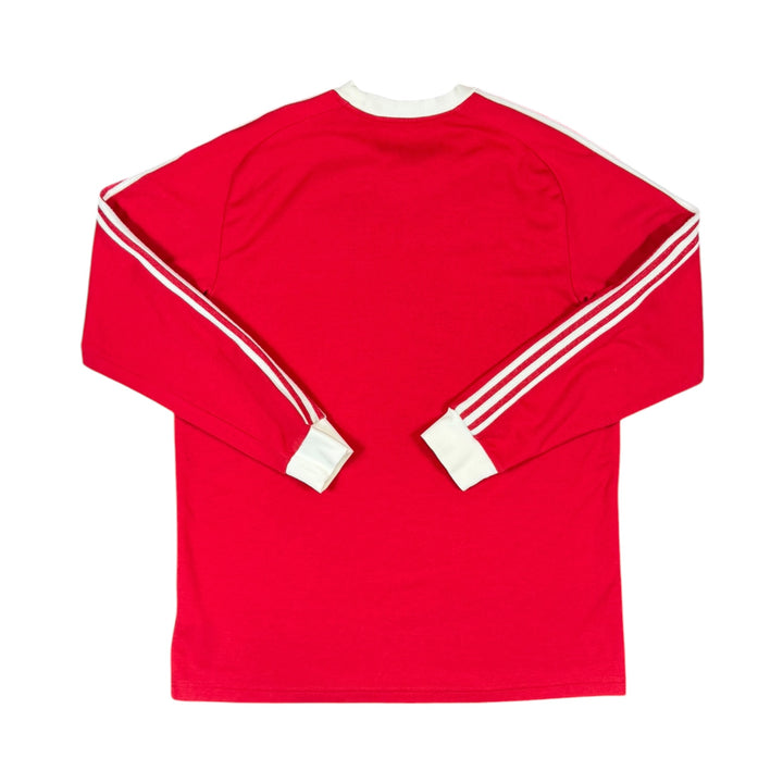 2020-21 Manchester United Adidas L/S Icons Cotton Shirt - 8/10 - (XL)