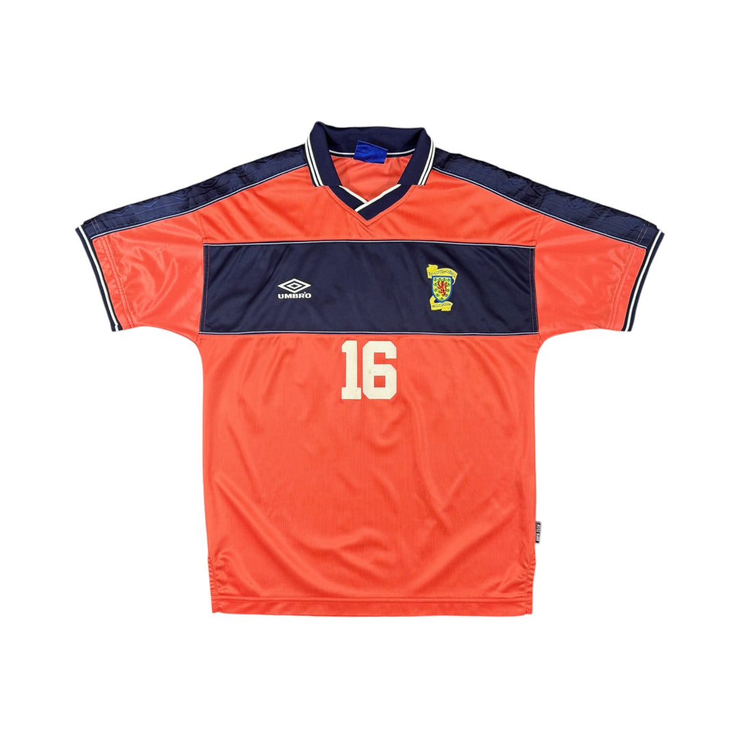 1999-00 Scotland Umbro Away Shirt #16 - 9/10 - (L)