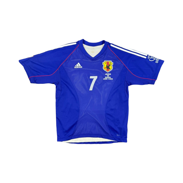 2002 Japan Adidas Home Player Authentic Shirt #7 NAKATA - 9/10 - (L)