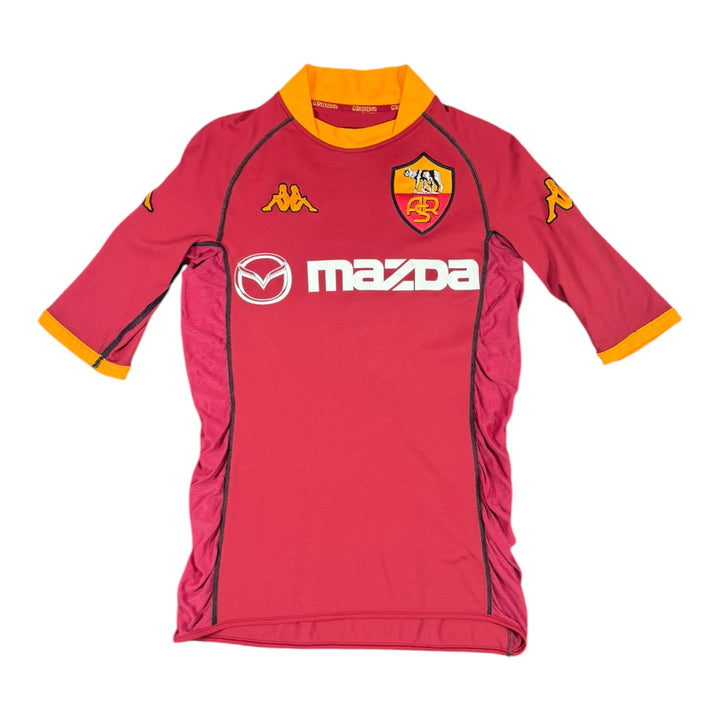 2002-03 Roma Home Shirt MONTELLA #9 - 7/10 - (M)