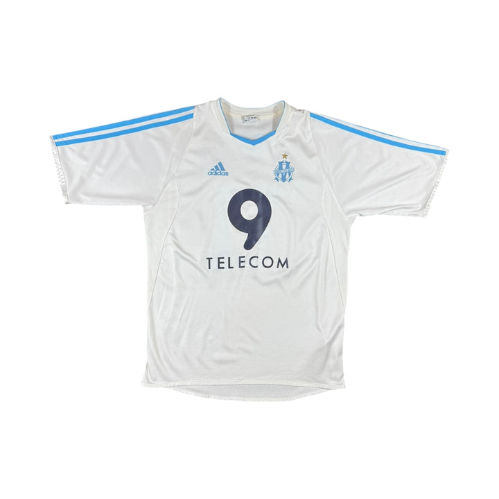 2003-04 Marseille Adidas Home Shirt #11 DROGBA - 8/10 - (S)