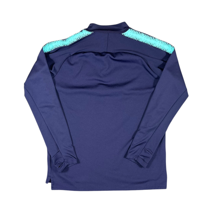 2019-20 Barcelona 1/4 Zip Training Shirt - 8/10 - (M)