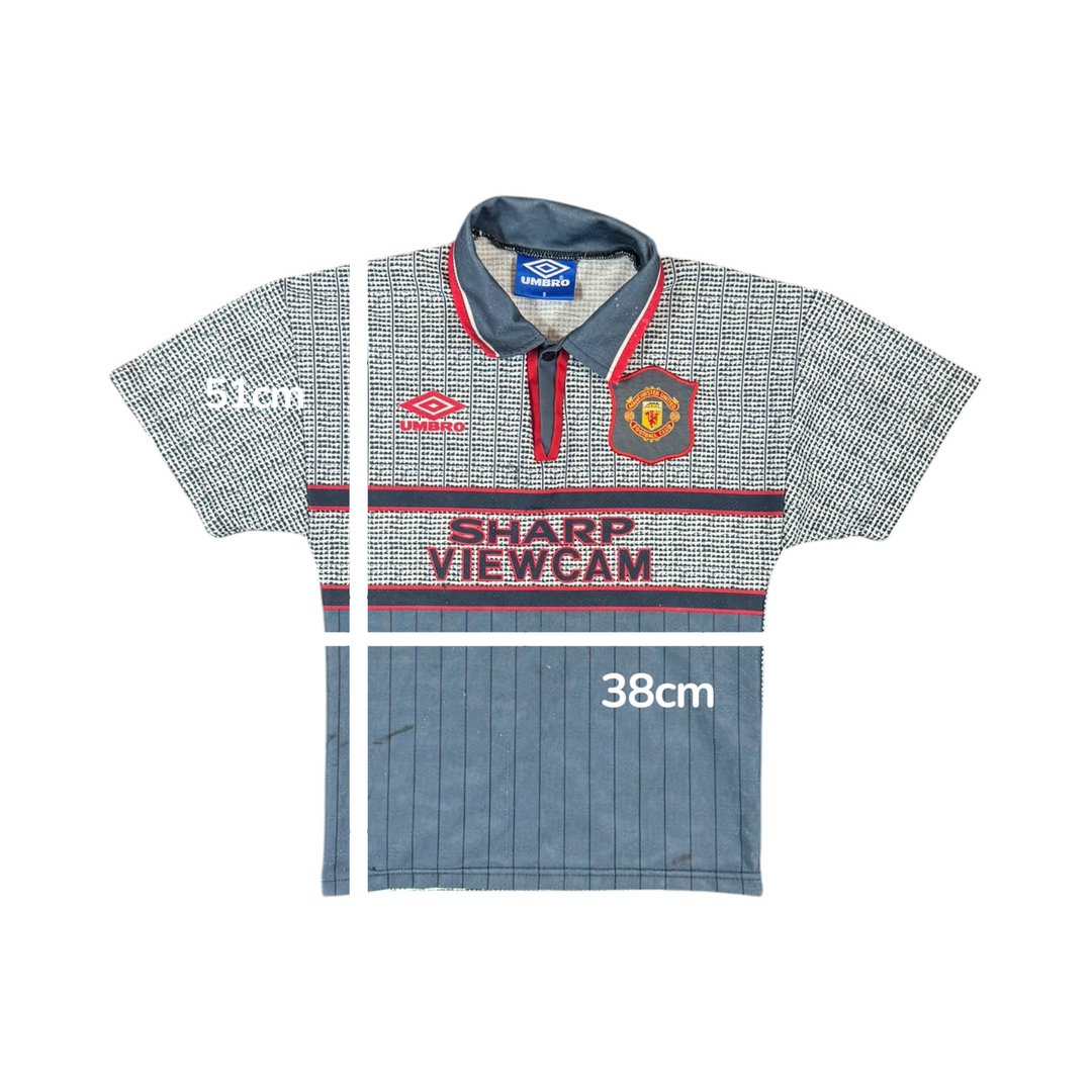1995-96 Manchester United Away Shirt - 7/10 - (14-15 Years)