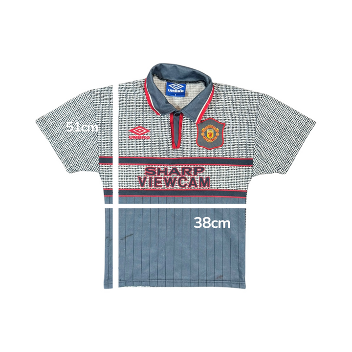 1995-96 Manchester United Away Shirt - 7/10 - (14-15 Years)