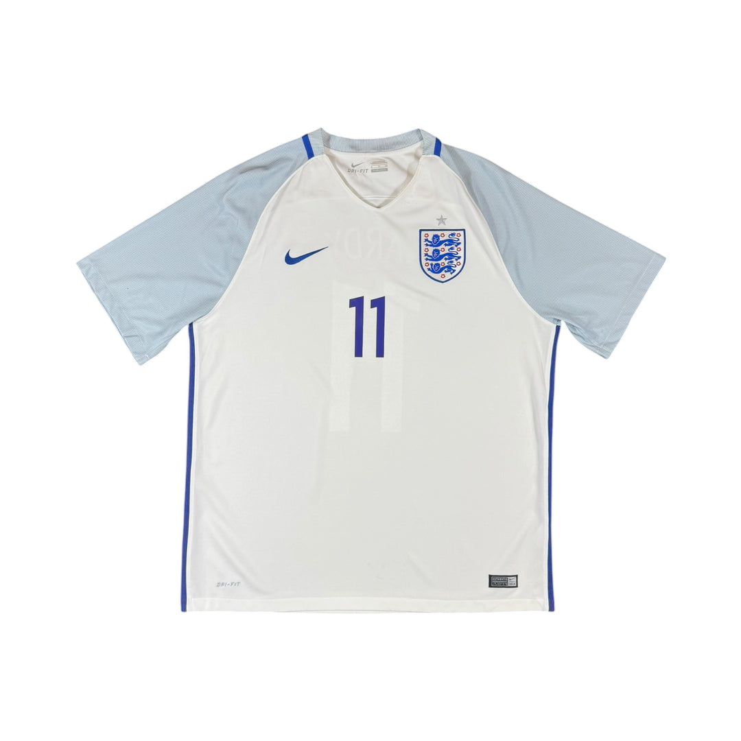 2016-17 England Nike Home Shirt VARDY #11 - 8/10 - (XL)