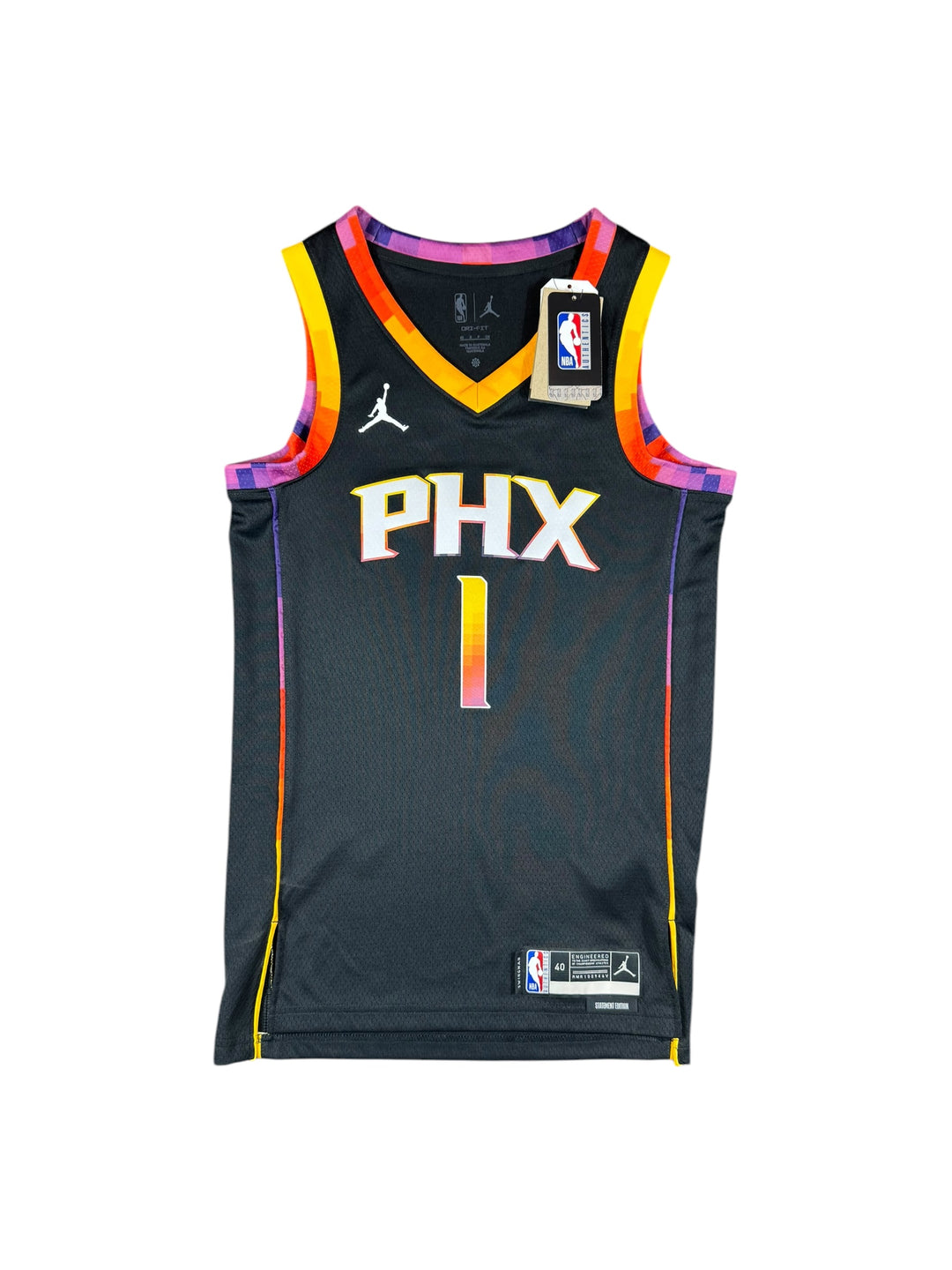 2022/23 Phoenix Suns Jordan Swingman Basketball Jersey #1 Booker Brand New (S)