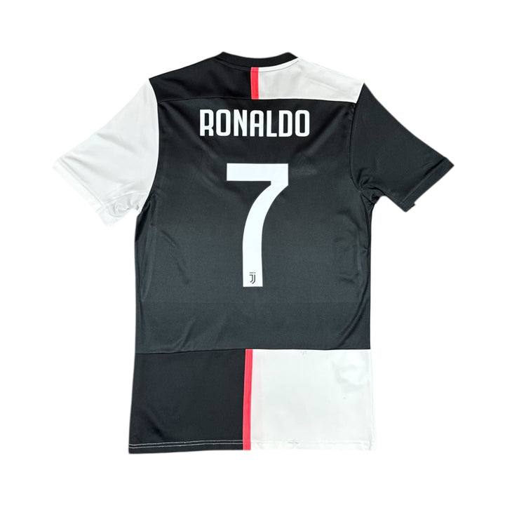 2019-20 Juventus Adidas Home Shirt #7 RONALDO - 8/10 - (M)