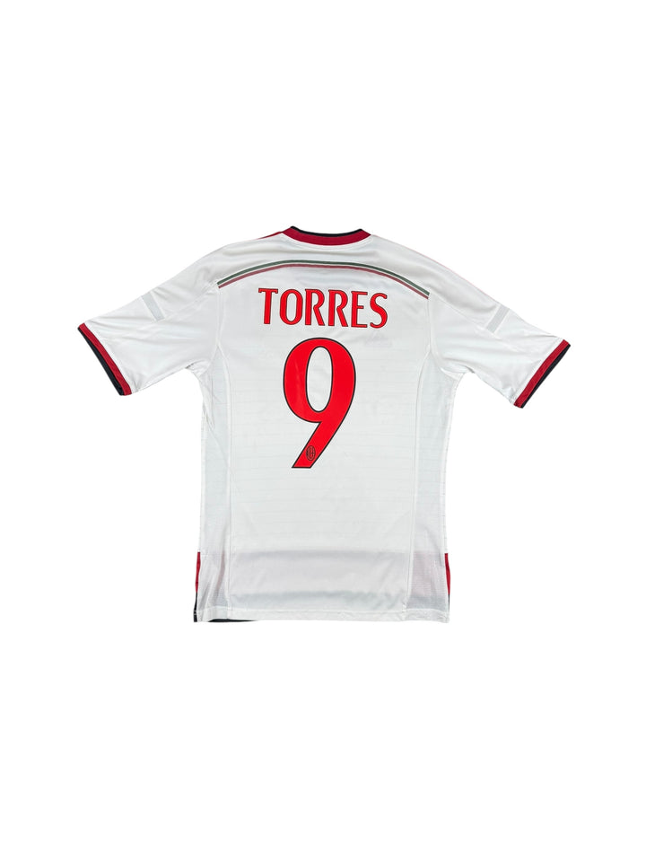 2014-15 AC Milan Adidas Away Shirt #9 TORRES - 7/10 - (S)
