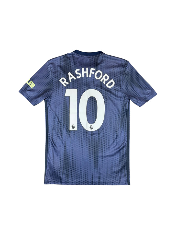 2018/19 Manchester United Adidas Away Football Shirt #10 RASHFORD - 8/10 - (S)