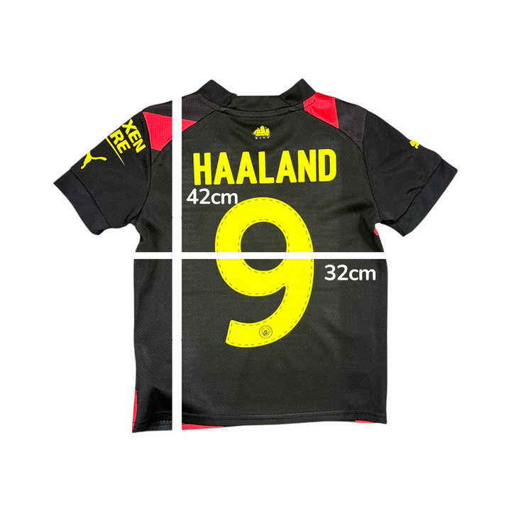 2022-23 Manchester City Puma Away Shirt #9 HAALAND - 7/10 - (6-7 Years)